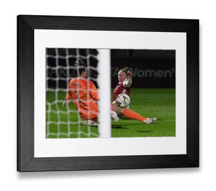 Framed Print : Arsenal Women's Victory: Kim Little Scores Second Goal Against West Ham United at Empty Meadow Park (2020-21) Framed Print : Arsenal Women's Victory: Kim Little Scores Second Goal Against West Ham United at Empty Meadow Park (2020-21)