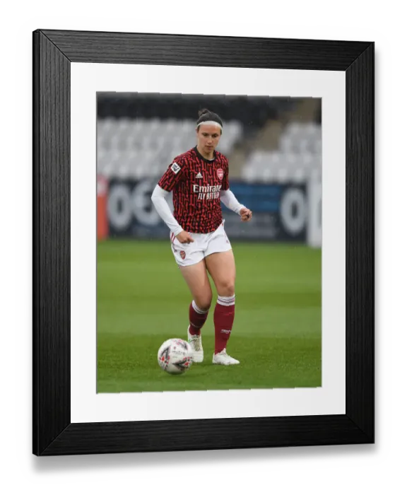 Framed Print : Arsenal Women vs. West Ham United Women: Empty Meadow Park Clash in FA WSL Amidst Pandemic Restrictions Framed Print : Arsenal Women vs. West Ham United Women: Empty Meadow Park Clash in FA WSL Amidst Pandemic Restrictions