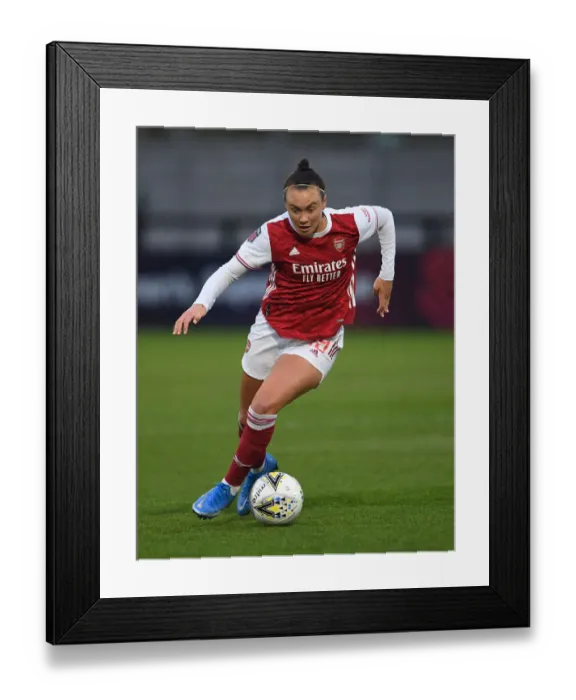 Framed Print : Arsenal Women vs. West Ham United Women: Empty Meadow Park FA WSL Clash (April 2021)