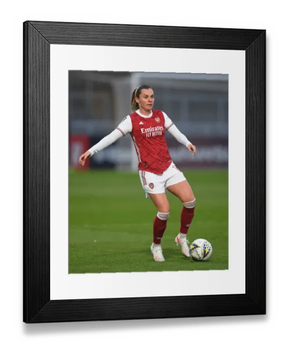 Framed Print : Arsenal Women vs. West Ham United Women: 2021 FA WSL Match at Empty Meadow Park