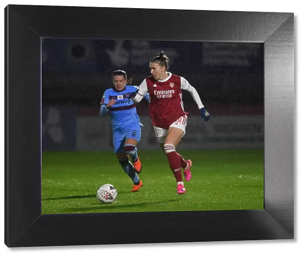 Arsenal's Vivianne Miedema Scores in Empty FA WSL Match: Arsenal Women vs West Ham United Women, 2021
