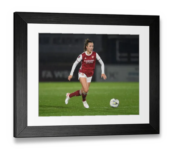 Framed Print : Arsenal Women vs. West Ham United Women: FA WSL Clash at Empty Meadow Park (April 2021)