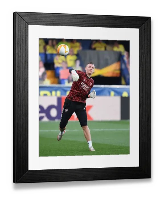Framed Print : Arsenal's Bernd Leno at Empty Villarreal Stadium - UEFA Europa League Semi-Final Framed Print : Arsenal's Bernd Leno at Empty Villarreal Stadium - UEFA Europa League Semi-Final