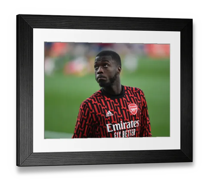 Framed Print : Arsenal's Nicolas Pepe Prepares for UEFA Europa League Semi-Final Against Villarreal in Empty Estadio de la Ceramica Framed Print : Arsenal's Nicolas Pepe Prepares for UEFA Europa League Semi-Final Against Villarreal in Empty Estadio de la Ceramica