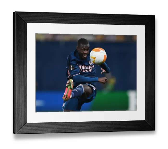 Framed Print : Arsenal's Nicolas Pepe in UEFA Europa League Semi-Final Action against Villarreal in Spain (2020-21) Framed Print : Arsenal's Nicolas Pepe in UEFA Europa League Semi-Final Action against Villarreal in Spain (2020-21)