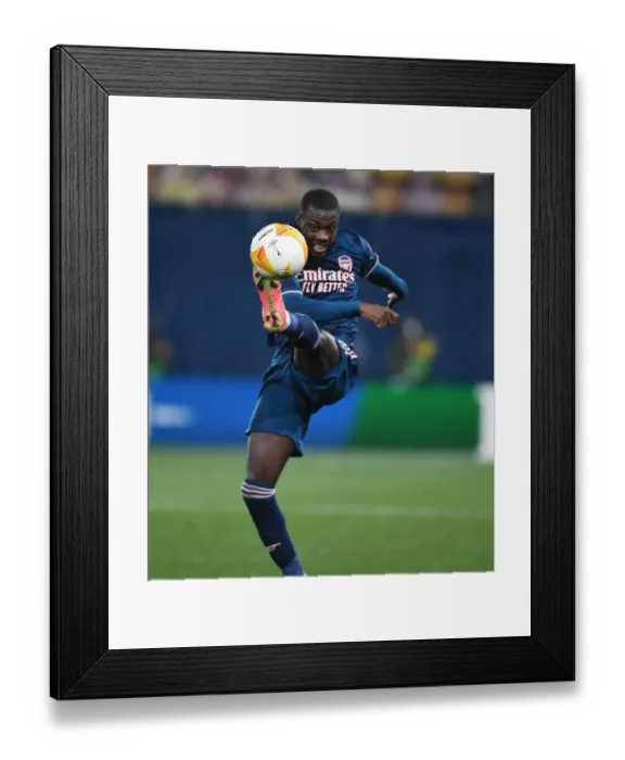 Framed Print : Arsenal's Nicolas Pepe in Action at the 2020-21 Europa League Semi-Final vs Villarreal, Spain Framed Print : Arsenal's Nicolas Pepe in Action at the 2020-21 Europa League Semi-Final vs Villarreal, Spain