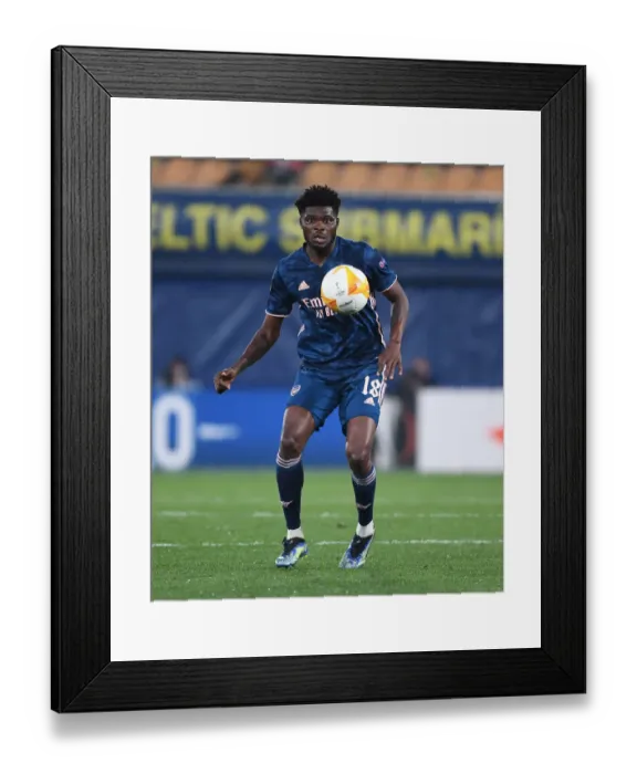 Framed Print : Thomas Partey in Action: Arsenal's UEFA Europa League Semi-Final vs Villarreal (Behind Closed Doors) Framed Print : Thomas Partey in Action: Arsenal's UEFA Europa League Semi-Final vs Villarreal (Behind Closed Doors)