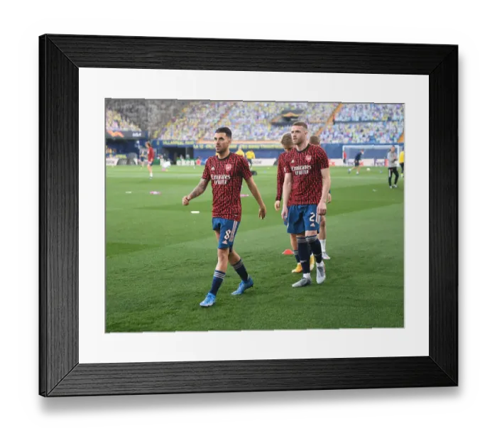 Framed Print : Arsenal's Dani Ceballos at Villarreal's Empty Estadio de la Ceramica - UEFA Europa League Semi-Final Leg One Framed Print : Arsenal's Dani Ceballos at Villarreal's Empty Estadio de la Ceramica - UEFA Europa League Semi-Final Leg One