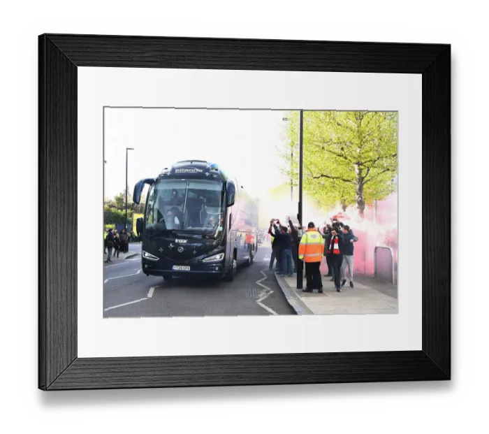 Framed Print : Arsenal at Empty Emirates Stadium for Europa League Semi-Final vs Villarreal