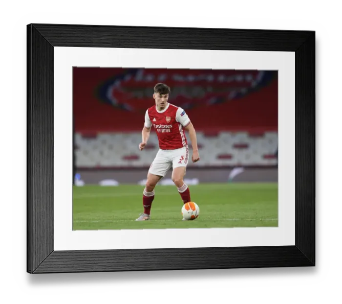 Framed Print : Arsenal's Kieran Tierney in UEFA Europa League Semi-Final: Arsenal vs Villarreal CF (Behind Closed Doors) Framed Print : Arsenal's Kieran Tierney in UEFA Europa League Semi-Final: Arsenal vs Villarreal CF (Behind Closed Doors)