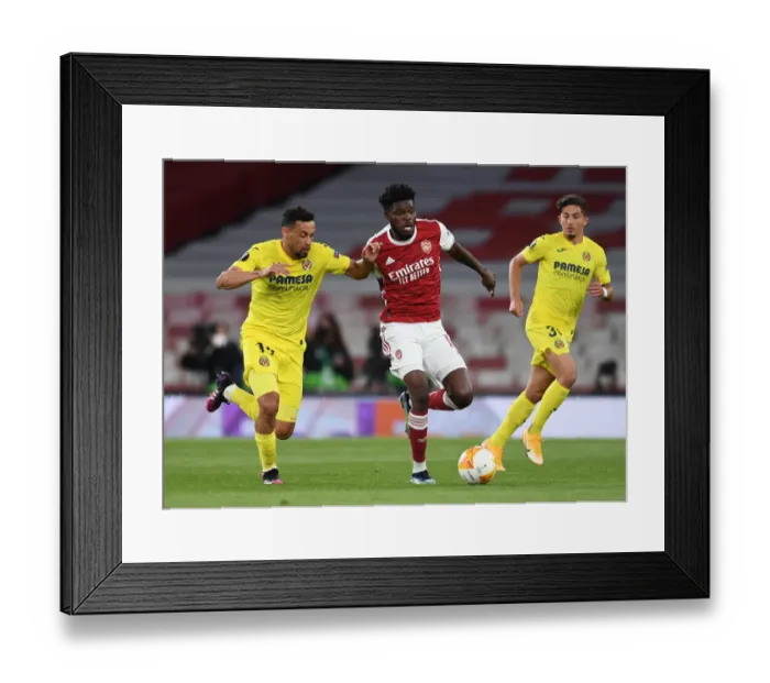 Framed Print : Thomas Partey vs. Francis Coquelin: Arsenal vs. Villarreal CF - UEFA Europa League Semi-Final Showdown (Behind Closed Doors) Framed Print : Thomas Partey vs. Francis Coquelin: Arsenal vs. Villarreal CF - UEFA Europa League Semi-Final Showdown (Behind Closed Doors)