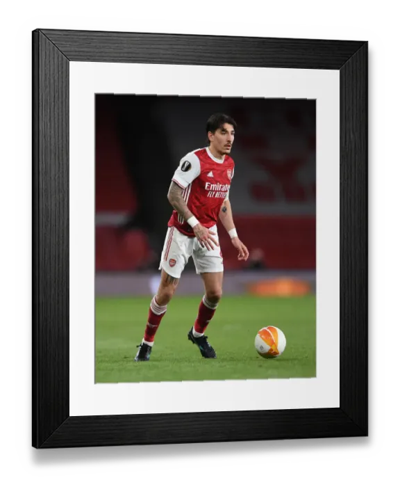 Framed Print : Arsenal's Hector Bellerin in UEFA Europa League Semi-Final Against Villarreal at Empty Emirates Stadium Framed Print : Arsenal's Hector Bellerin in UEFA Europa League Semi-Final Against Villarreal at Empty Emirates Stadium
