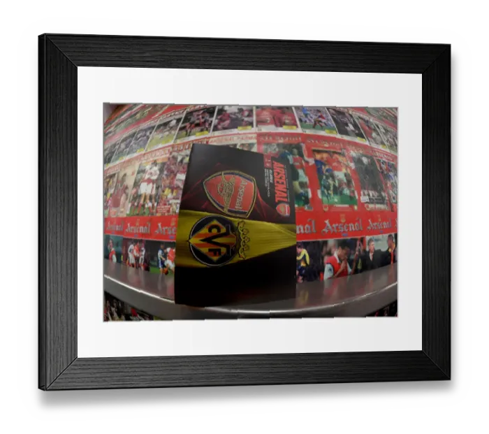 Framed Print : Arsenal vs Villarreal: UEFA Europa League Semi-Final at Empty Emirates Stadium (2020-21) Framed Print : Arsenal vs Villarreal: UEFA Europa League Semi-Final at Empty Emirates Stadium (2020-21)