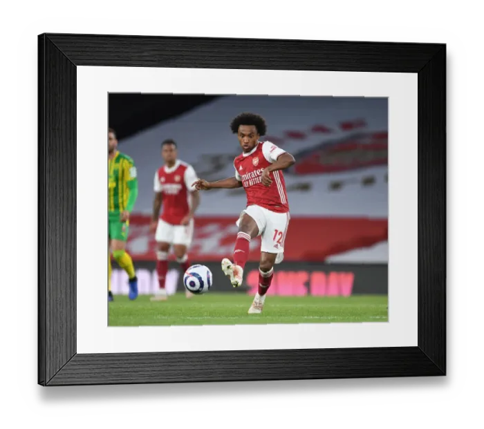 Framed Print : Willian in Action: Arsenal vs. West Bromwich Albion (2020-21) - Emirates Stadium Framed Print : Willian in Action: Arsenal vs. West Bromwich Albion (2020-21) - Emirates Stadium