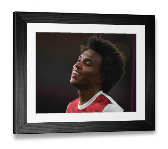 Framed Print : Arsenal's Willian in Action: 2020-21 Premier League Match vs. West Bromwich Albion (Behind Closed Doors) Framed Print : Arsenal's Willian in Action: 2020-21 Premier League Match vs. West Bromwich Albion (Behind Closed Doors)