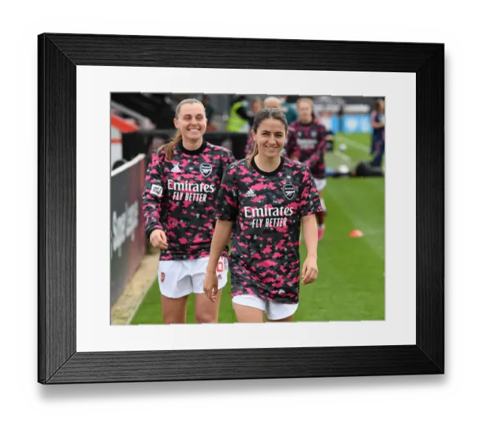 Framed Print : Arsenal Women vs Aston Villa Women: 2021 FA WSL Match at Empty Meadow Park