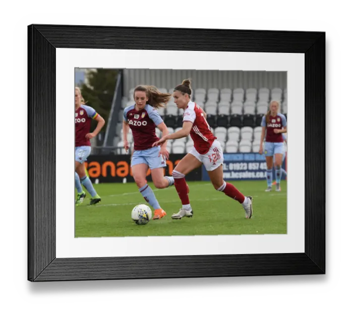 Framed Print : FA WSL 2021: Arsenal Women vs. Aston Villa Women - Empty Meadow Park Clash Framed Print : FA WSL 2021: Arsenal Women vs. Aston Villa Women - Empty Meadow Park Clash