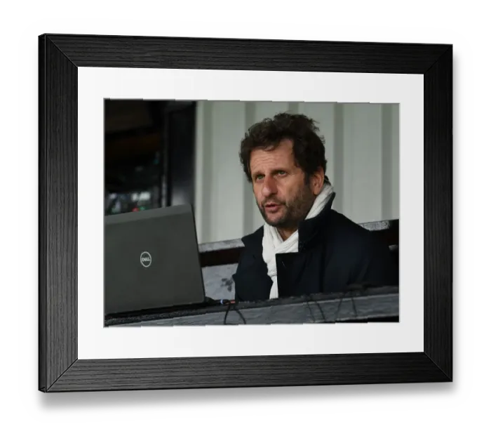 Framed Print : Arsenal Women's Manager Joe Montemurro at Empty Meadow Park After Match Against Aston Villa (2021) Framed Print : Arsenal Women's Manager Joe Montemurro at Empty Meadow Park After Match Against Aston Villa (2021)