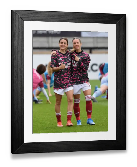 Framed Print : Arsenal Women vs. Aston Villa Women: Empty Meadow Park FA WSL Match Amidst COVID-19 Restrictions