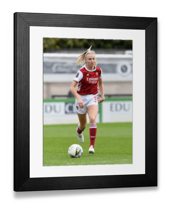 Framed Print : Arsenal Women vs. Aston Villa Women: 2021 FA WSL Match at Empty Meadow Park