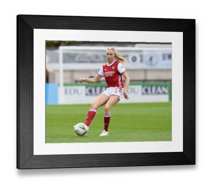 Framed Print : Arsenal Women vs. Aston Villa Women: 2021 FA WSL Match at Empty Meadow Park