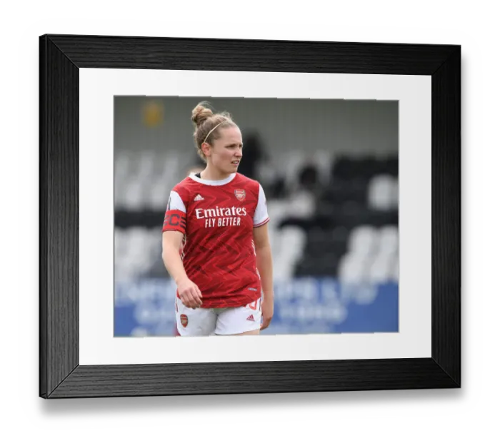 Framed Print : Arsenal Women vs. Aston Villa Women: 2021 FA WSL Match at Empty Meadow Park