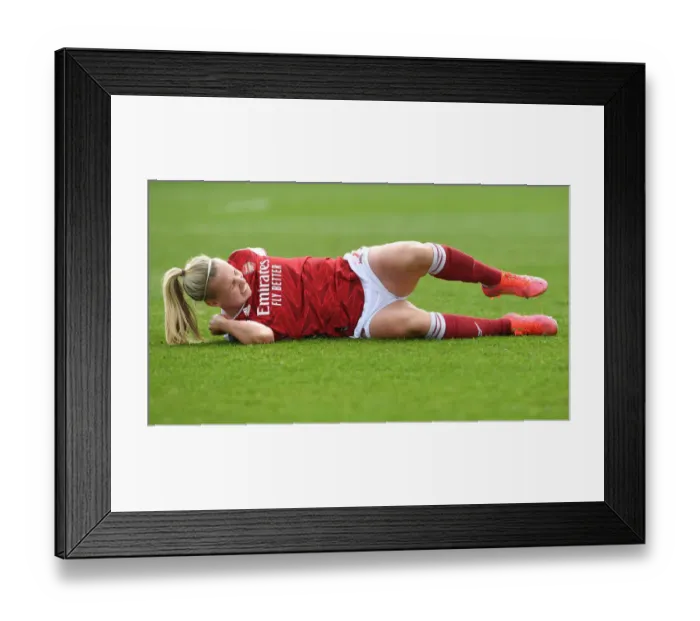 Framed Print : Arsenal's Beth Mead Scores in Empty Meadow Park: FA WSL 2021 Match vs Aston Villa Women Framed Print : Arsenal's Beth Mead Scores in Empty Meadow Park: FA WSL 2021 Match vs Aston Villa Women