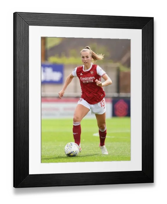 Framed Print : Arsenal Women vs Aston Villa Women: 2021 FA WSL Match at Empty Meadow Park