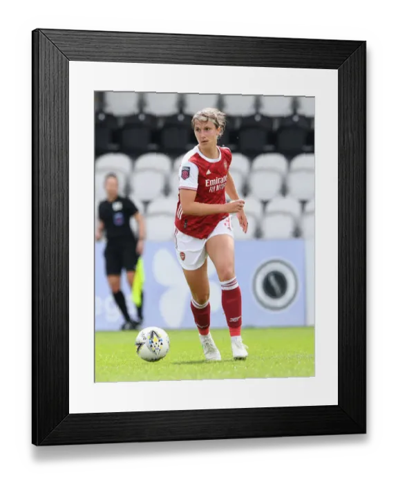 Framed Print : Arsenal Women vs. Aston Villa Women: 2021 FA WSL Match at Empty Meadow Park