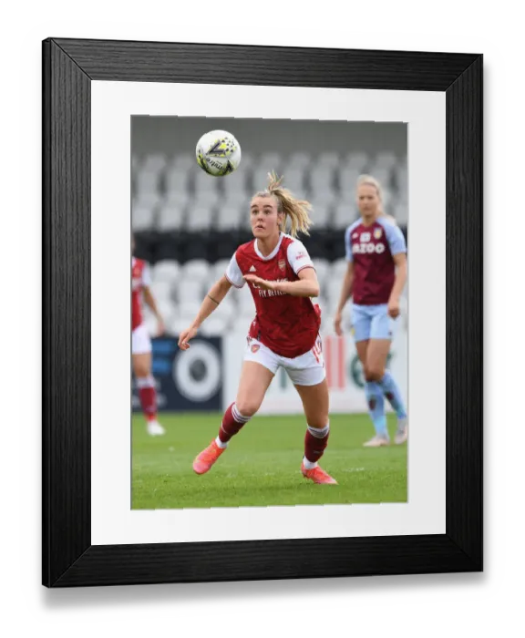 Framed Print : Arsenal Women vs. Aston Villa Women: 2021 FA WSL Match at Empty Meadow Park