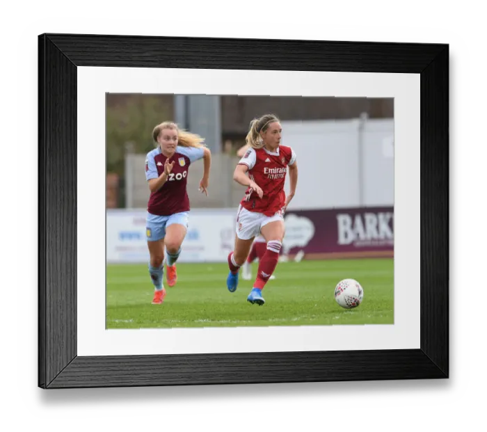 Framed Print : Arsenal Women vs. Aston Villa Women: 2021 FA WSL Clash at Empty Meadow Park Framed Print : Arsenal Women vs. Aston Villa Women: 2021 FA WSL Clash at Empty Meadow Park