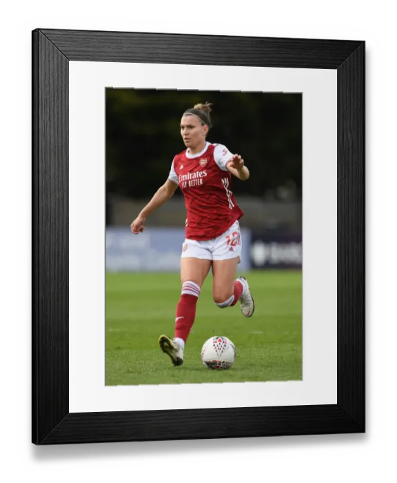 Framed Print : Arsenal Women vs Aston Villa Women: 2021 FA WSL Match at Empty Meadow Park