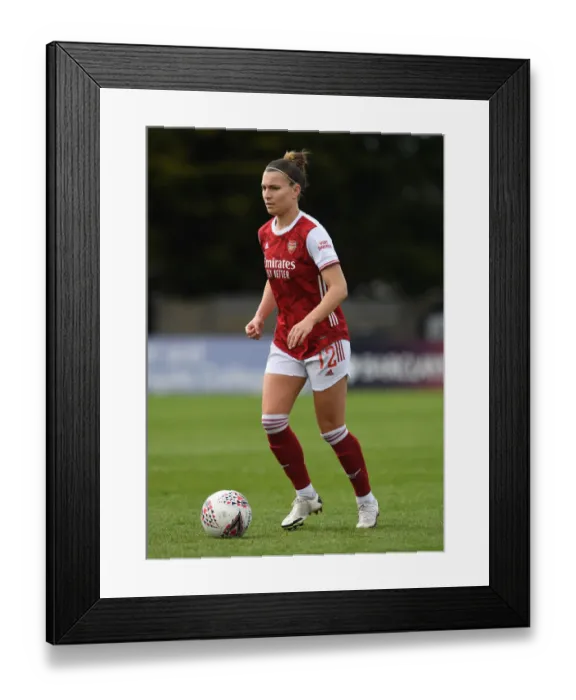 Framed Print : Arsenal Women vs Aston Villa Women: 2021 FA WSL Match at Empty Meadow Park