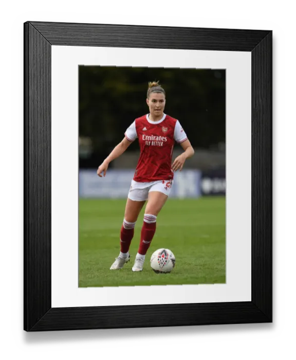 Framed Print : Arsenal Women vs Aston Villa Women: 2021 FA WSL Match at Empty Meadow Park