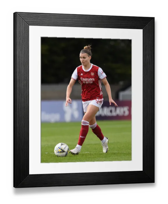 Framed Print : Arsenal Women vs. Aston Villa Women: 2021 FA WSL Match at Empty Meadow Park