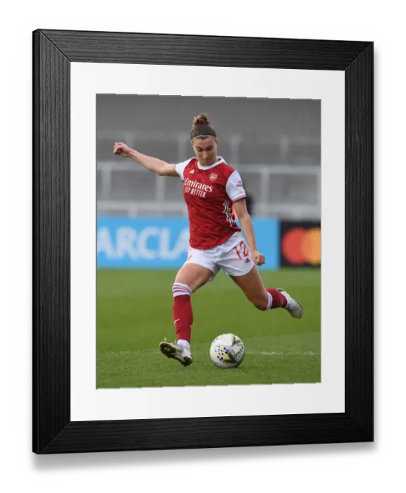 Framed Print : Arsenal Women vs. Aston Villa Women: 2021 FA WSL Match at Empty Meadow Park Framed Print : Arsenal Women vs. Aston Villa Women: 2021 FA WSL Match at Empty Meadow Park