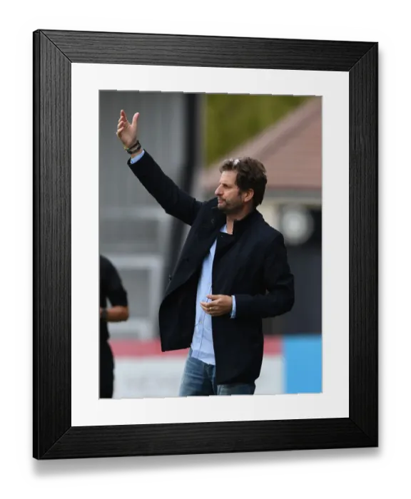 Framed Print : Montemurro Leads Arsenal Women Past Aston Villa in FA WSL Match Amid Empty Stands (2020-21)