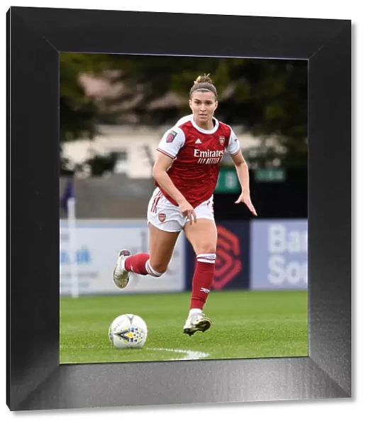 BOREHAMWOOD, ENGLAND - MAY 09: Steph Catley of Arsenal during the Barclays FA Womens Super League match between Arsenal