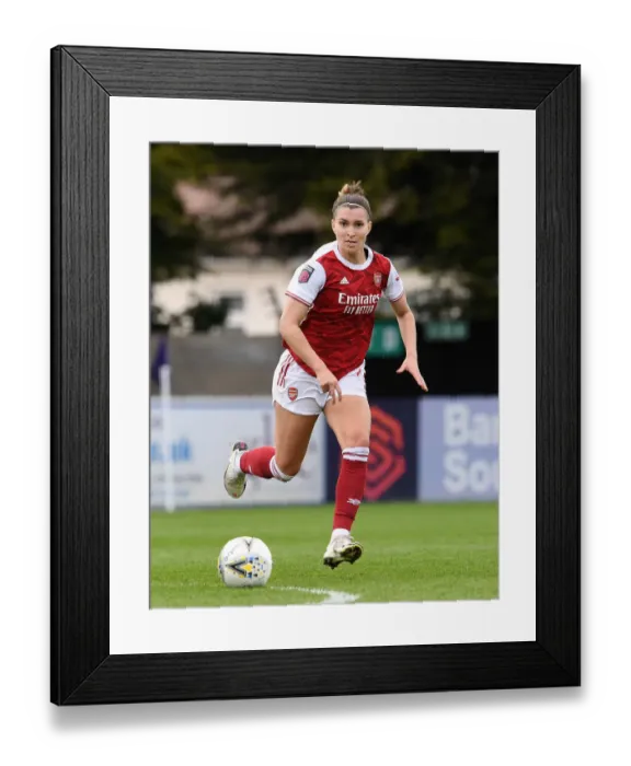 Framed Print : BOREHAMWOOD, ENGLAND - MAY 09: Steph Catley of Arsenal during the Barclays FA Womens Super League match between Arsenal Framed Print : BOREHAMWOOD, ENGLAND - MAY 09: Steph Catley of Arsenal during the Barclays FA Womens Super League match between Arsenal