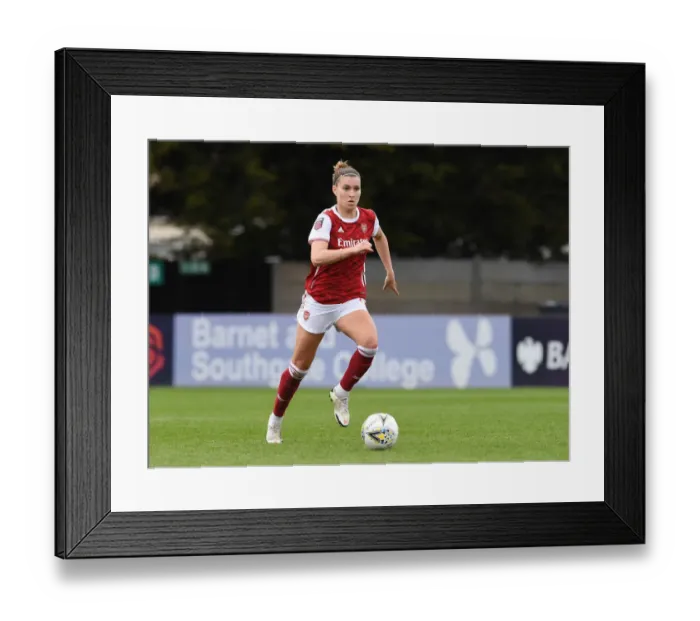 Framed Print : FA WSL 2020-21: Arsenal Women vs. Aston Villa Women - Empty Meadow Park Clash
