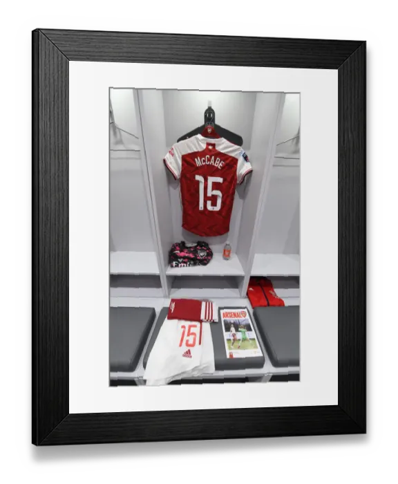 Framed Print : Arsenal Women Prepare for Aston Villa Match in Empty Meadow Park (2020-21) Framed Print : Arsenal Women Prepare for Aston Villa Match in Empty Meadow Park (2020-21)