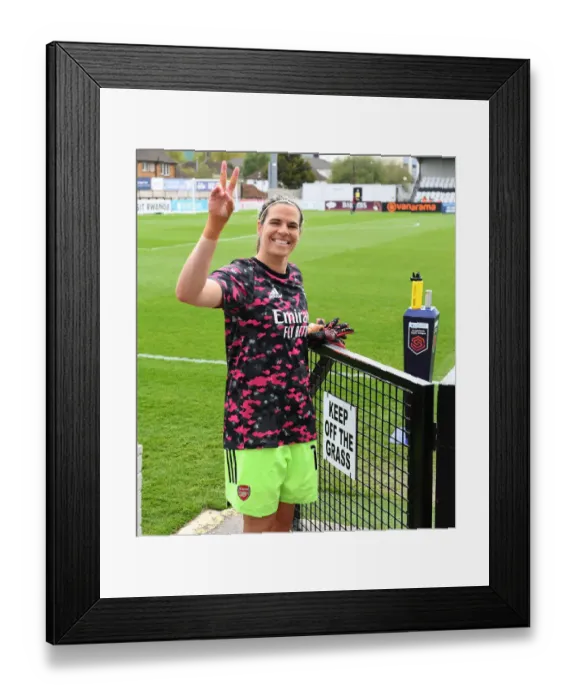 Framed Print : Arsenal Women vs Aston Villa Women: 2021 FA WSL Match at Empty Meadow Park Framed Print : Arsenal Women vs Aston Villa Women: 2021 FA WSL Match at Empty Meadow Park