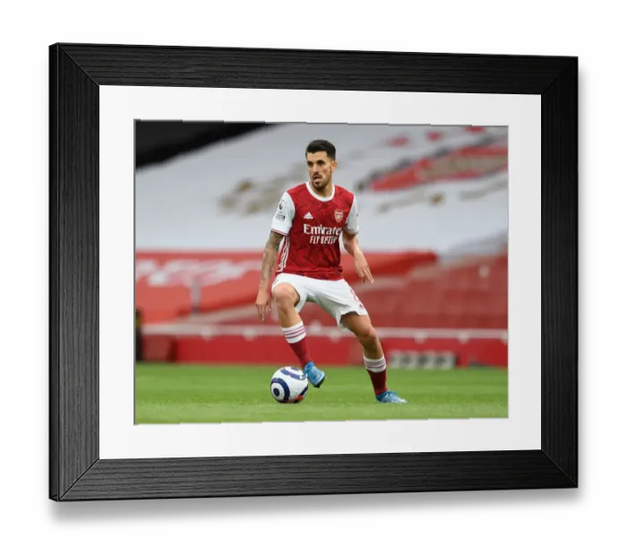 Framed Print : Arsenal's Dani Ceballos in Action Against West Bromwich Albion (2020-21) Framed Print : Arsenal's Dani Ceballos in Action Against West Bromwich Albion (2020-21)
