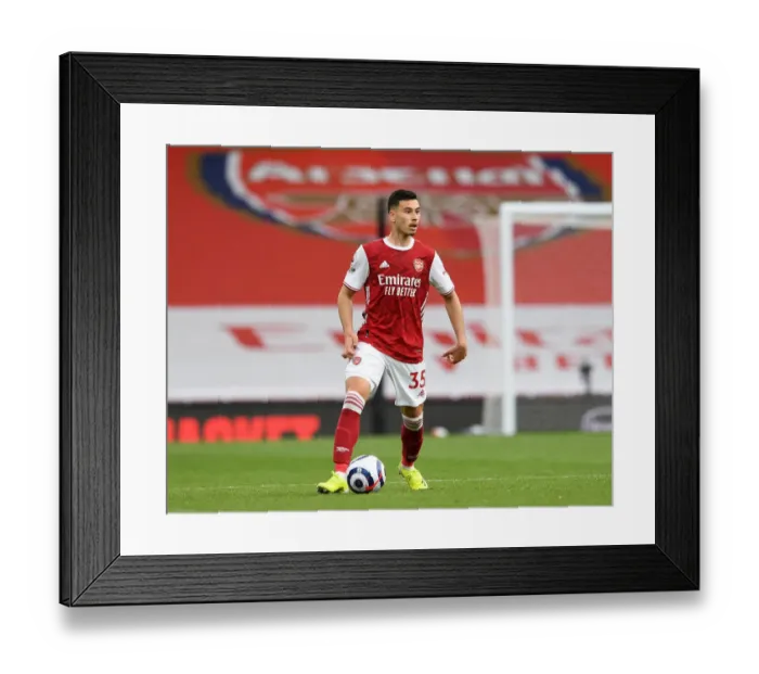 Framed Print : Arsenal's Gabriel Martinelli in Action against West Bromwich Albion (2020-21)