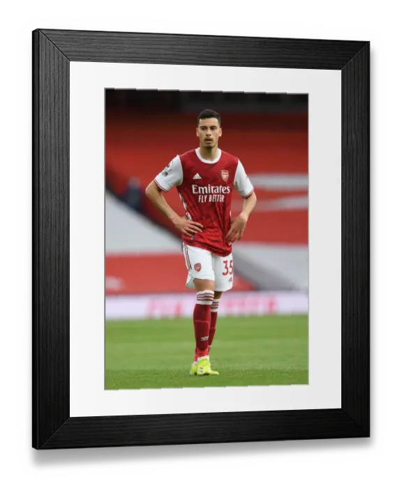 Framed Print : Martinelli Shines: Arsenal's Empty Emirates Victory over West Bromwich Albion (2020-21) - Gabriel's Standout Performance Framed Print : Martinelli Shines: Arsenal's Empty Emirates Victory over West Bromwich Albion (2020-21) - Gabriel's Standout Performance