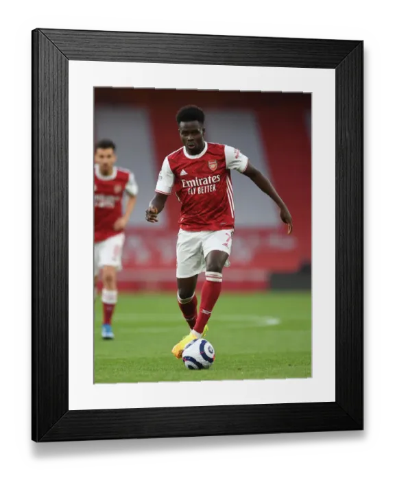 Framed Print : Arsenal's Bukayo Saka in Action: Emirates Stadium (2020-21) - Arsenal vs West Bromwich Albion Framed Print : Arsenal's Bukayo Saka in Action: Emirates Stadium (2020-21) - Arsenal vs West Bromwich Albion