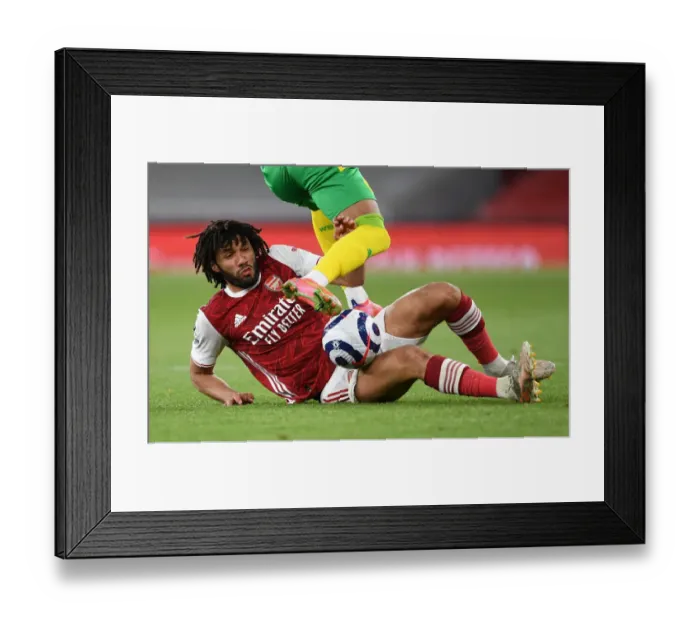 Framed Print : Arsenal's Mohamed Elneny in Action against West Bromwich Albion (2020-21) Framed Print : Arsenal's Mohamed Elneny in Action against West Bromwich Albion (2020-21)