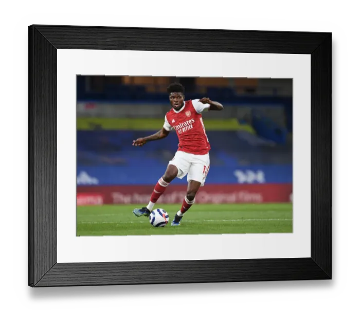 Framed Print : Thomas Partey in Action: Chelsea vs. Arsenal, 2020-21 Premier League - Behind Closed Doors Framed Print : Thomas Partey in Action: Chelsea vs. Arsenal, 2020-21 Premier League - Behind Closed Doors