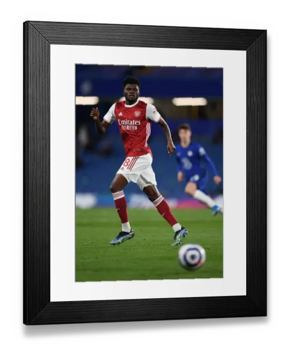 Framed Print : Thomas Partey in Action: Chelsea vs. Arsenal, 2021 Premier League - Behind Closed Doors Framed Print : Thomas Partey in Action: Chelsea vs. Arsenal, 2021 Premier League - Behind Closed Doors
