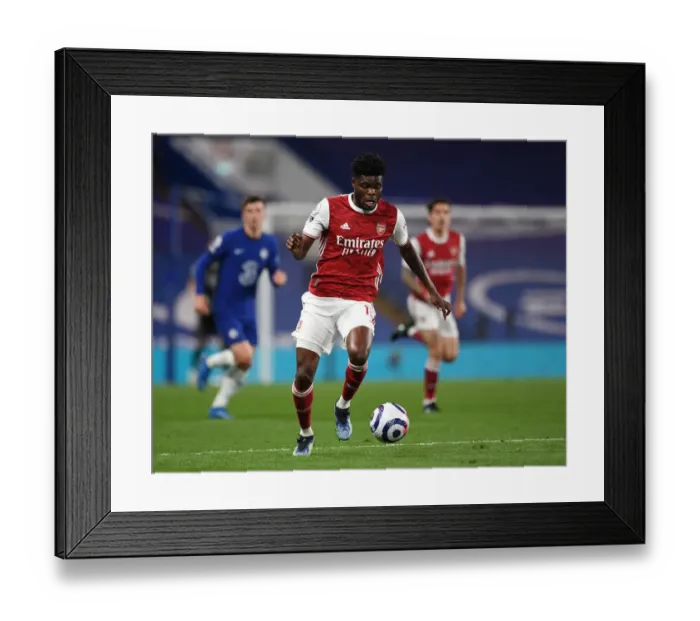 Framed Print : Thomas Partey in Action: Chelsea vs Arsenal, Premier League 2020-21 (Behind Closed Doors) Framed Print : Thomas Partey in Action: Chelsea vs Arsenal, Premier League 2020-21 (Behind Closed Doors)